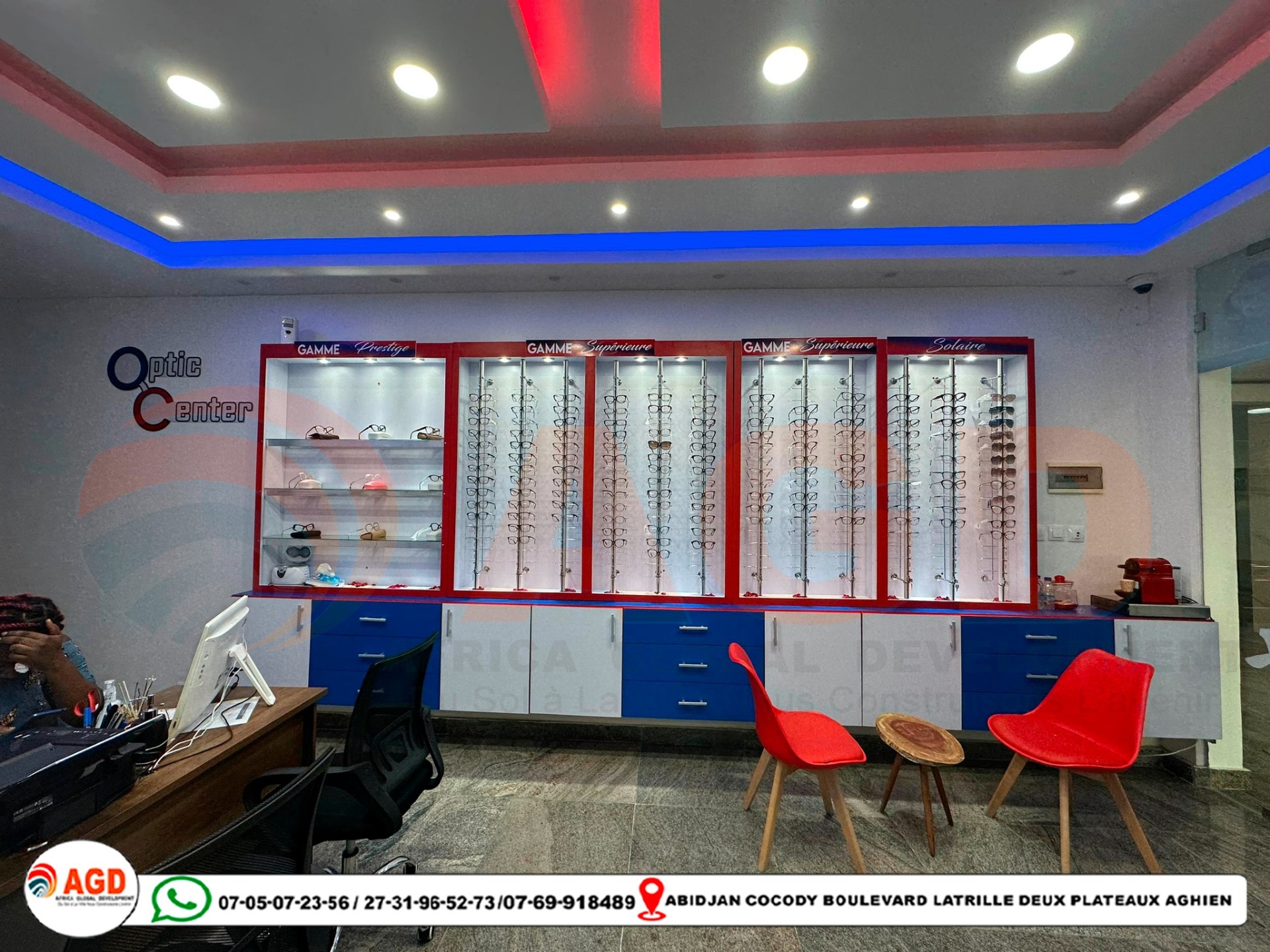 Aménagement intérieur — Optic Center